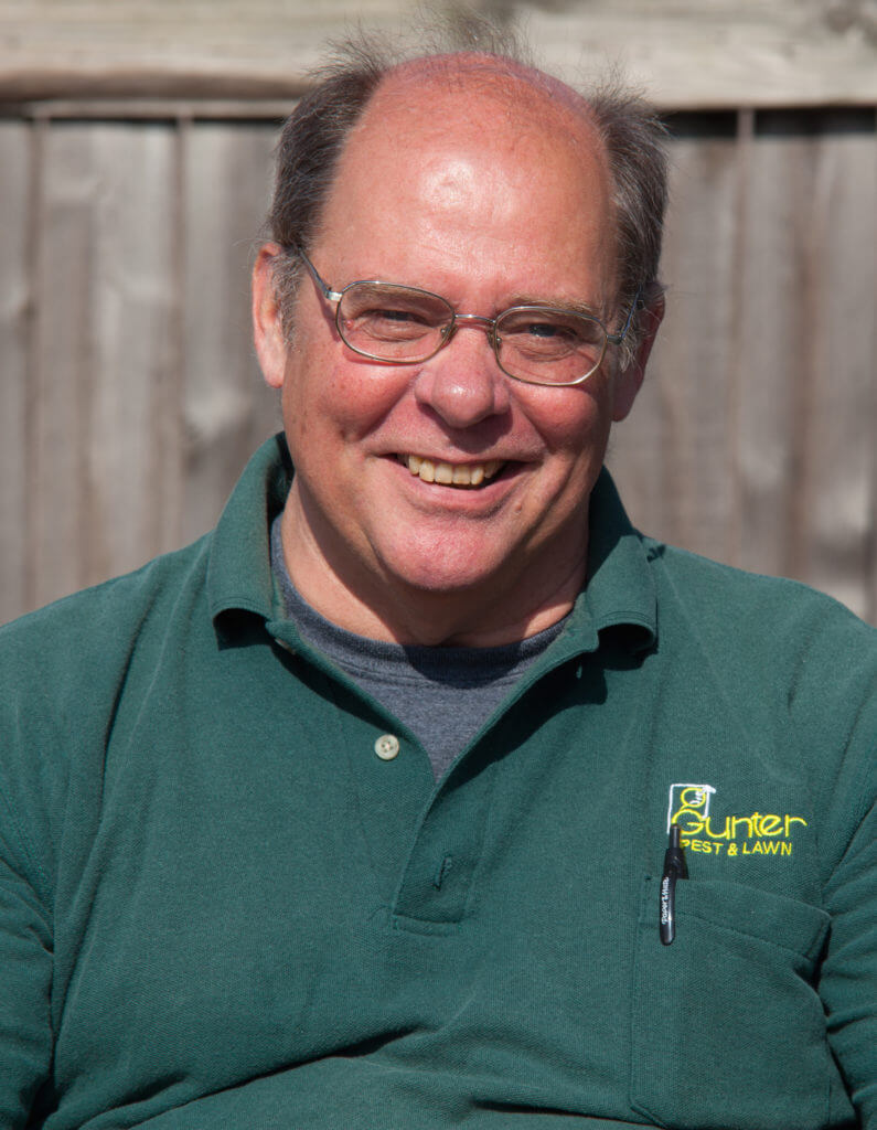 Charlie McCord is a veteran lawn care specialist at Gunter Pest & Lawn
