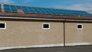 Solar panels on Gunter's garage