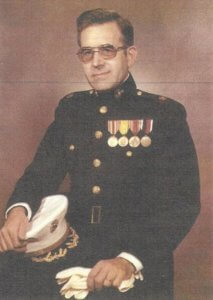 Norman Besheer when he was a major in the Marines in 1975