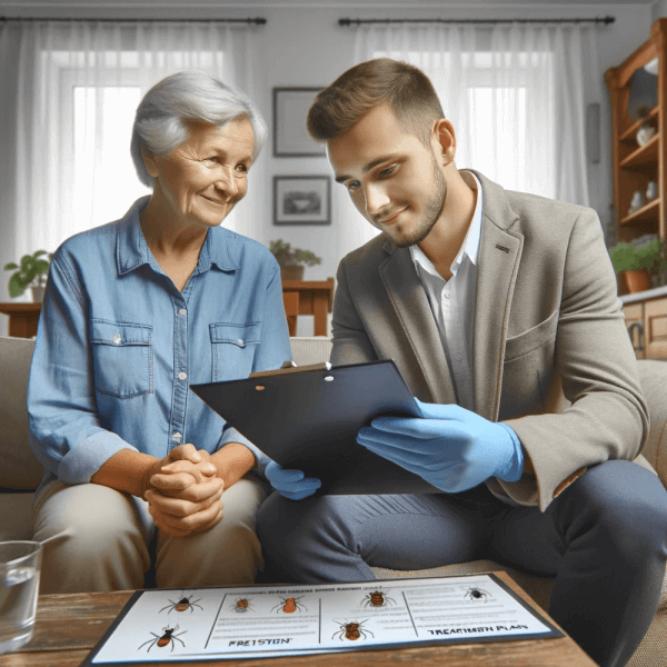 Pest control customer service.