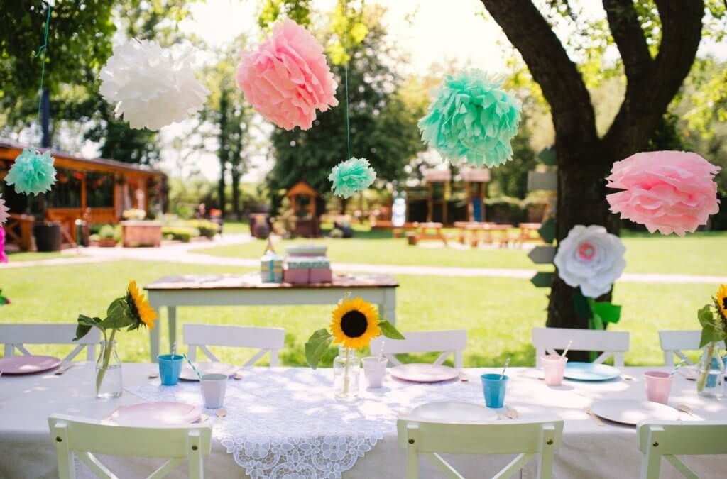 Outside DIY projects can be for an event or for fun