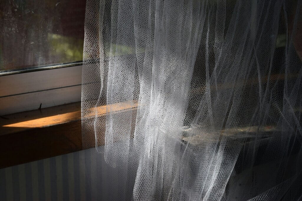 A mosquito net