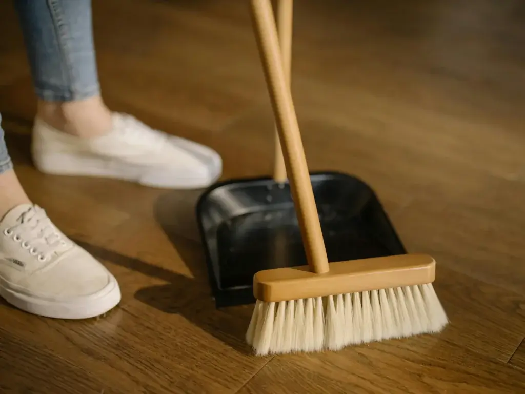 cleaning and decluttering to prevent spider infestations